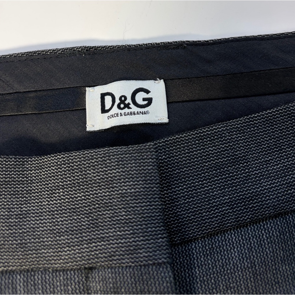 Dolce & Gabbana light wool blend charcoal pants size EU 38